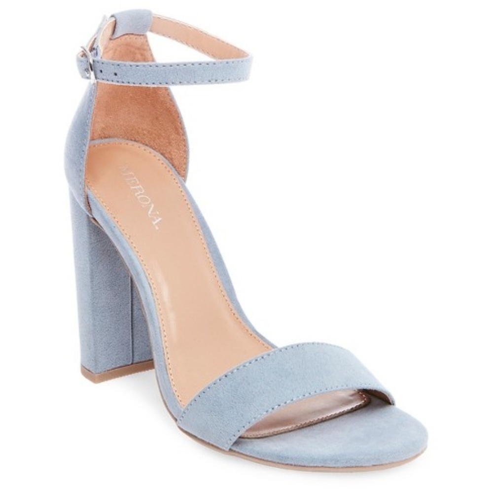 Merona Baby Blue Suede Heels